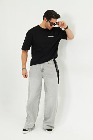 Los Angeles Baskı %100 Pamuk Oversize Erkek Tişört