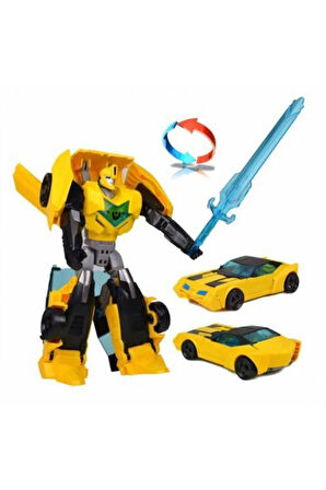 T-warrior Metal Gövdeli Dönüşebilen Robot Araba Dop6555459igo
