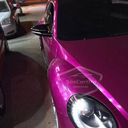 Vw New Beetle 2011-2019 Batman Yarasa Ayna Kapağı Piano Black ABS Plastik