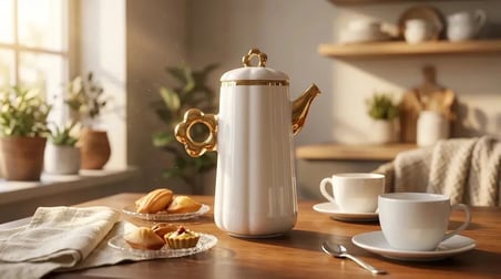 2'li Zarif Altın Detaylı Porselen Yağdanlık Mermer Stantlı 1000 ml