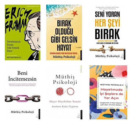 Müthiş Psikoloji Seti (5 Kitap + 1 Ajanda)