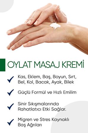 Doğal Mineralli Ağrı Kesici Oylat Masaj Kremi 60 Ml