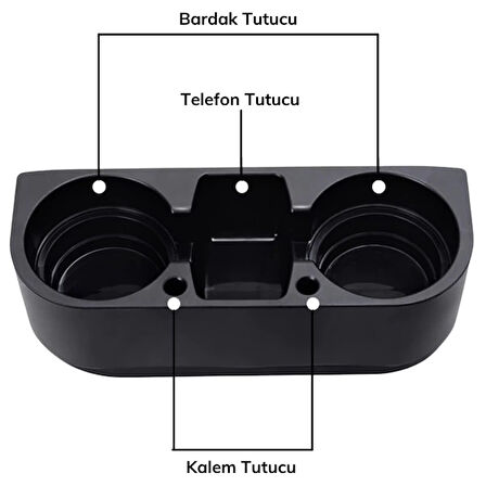 Oto Koltuk Yanı Bardak Tutucu Organizer