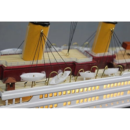 Ahşap Titanik Gemisi Ledli