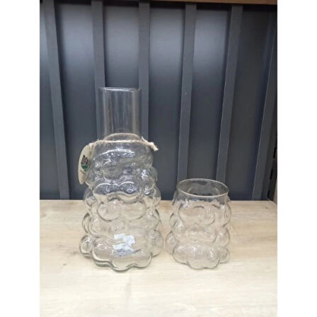 Üzüm Desenli Başucu Sürahisi