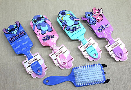 Stitch Tasarımlı Saç Tarağı