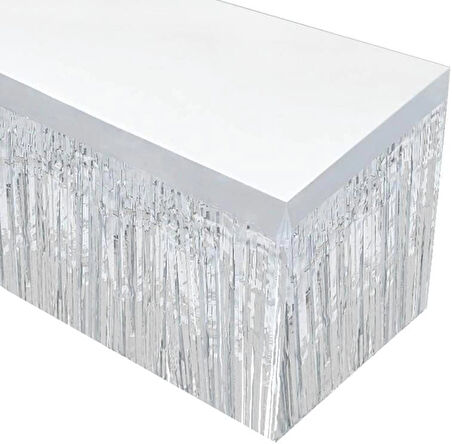 Gümüş Metalize Masa Eteği