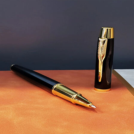 Metal Siyah Roller Tükenmez Kalem