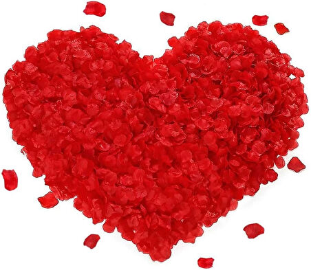 Kırmızı Renk Gül Yaprağı – 5 Paket 500 Adet