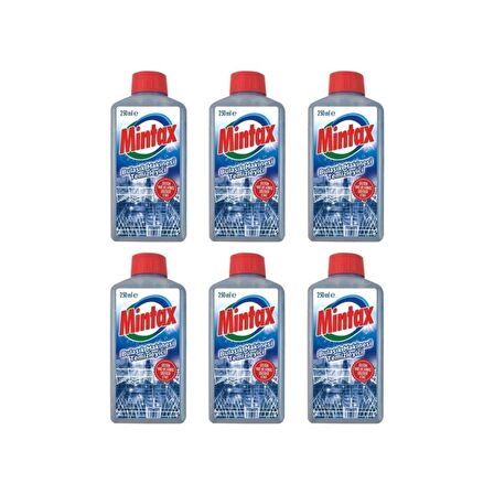 Mintax Bulaşık Makinesi Temizleyici 250 ml X6