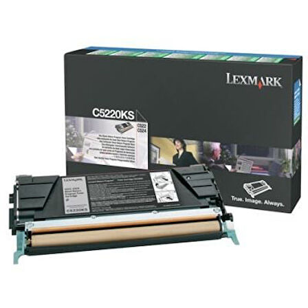 Lexmark C5220KS Siyah Black  Orjinal Toner  C522 / C524