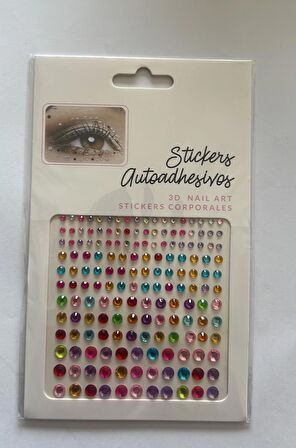 Face Gems Yüz Süsleme Taşı Vücut Kristali Model 30