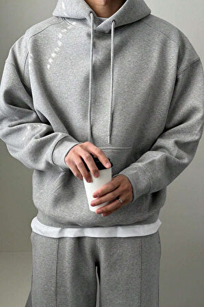 Genius Store Erkek Eşofman Takımı Şardonlu 3 İplik İçi Polarlı Günlük Eşofman Takımı 3İPLİK-TAKIM