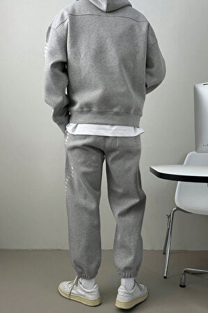 Genius Store Erkek Eşofman Takımı Şardonlu 3 İplik İçi Polarlı Günlük Eşofman Takımı 3İPLİK-TAKIM