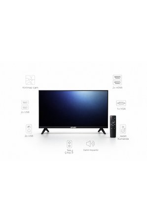 Fury 32’’ (82 Ekran) Kırılmaz Ekran Monitör|Çanaklı/Çanaksız WiFi'li Uydu Alıcısı+TV Askı Aparatı HEDİYE