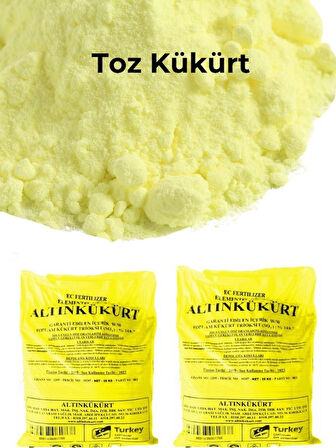 Yıldız Tohum Altın Elementel Kükürt 5 Kg.paketten Bölünüp Yollanmaktadır