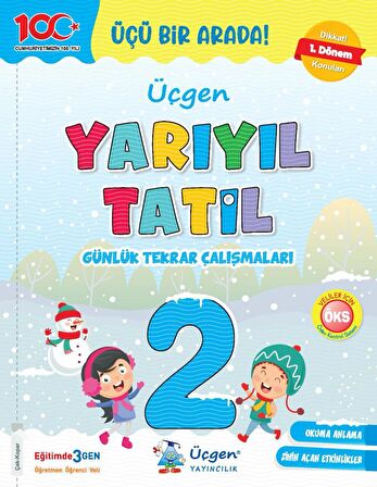 Üçgen 2.Sınıf Yarıyıl Tatil - Günlük Tekrar Çalışmaları 2023