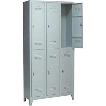 Rafburada Ofis Ekonomik 6'Lı Soyunma Dolabı