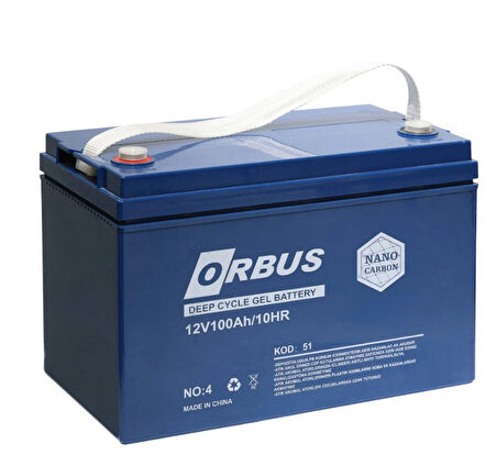 Orbus 12v 100ah Jel Solar Jel