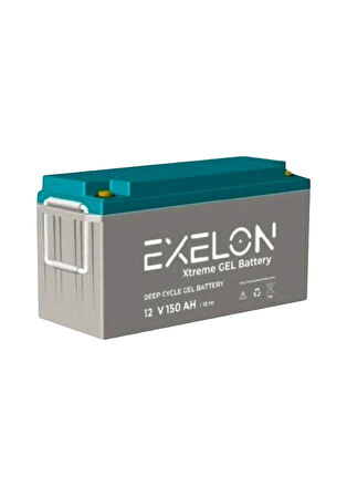 Exelon 12 Volt 150 Amper Jel Akü Derin
