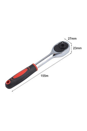 1/4 Cırcırlı 53 Parça Lokma Anahtar Takımı Bits Uç Seti Tam Set