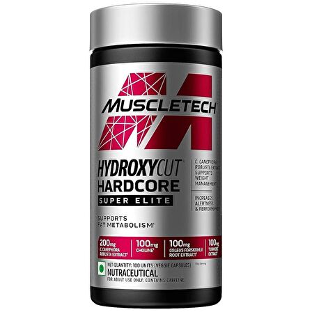 MUSCLETECH Hydroxycut Hardcore Super Elite Fat burner / 100 Caps