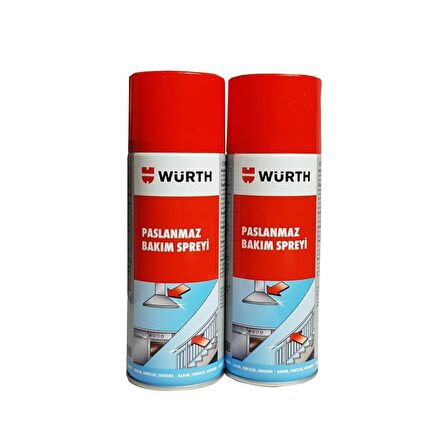 Würth Paslanmaz Bakım Spreyi 2 li set