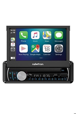 Oto Teyp Indash 7 4x50w Car Play Zlink Bt/usb/sd/fm/aux Kameralı Nf-7050 Uyumlu