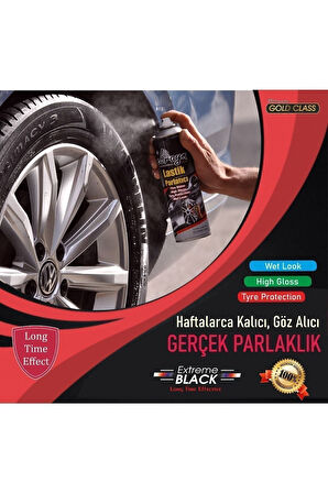 Premium Lastik Parlatıcı Tampon Parlatıcı Koruyucu Aerosol Sprey 500 ml