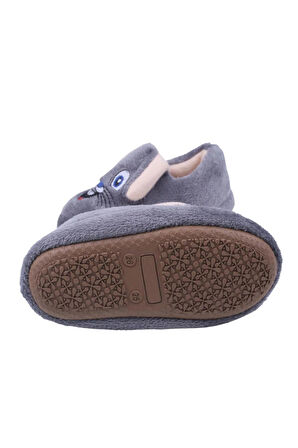 Çocuk  Peluş İçi Tüylü Yumuşak Rahat Kaydırmaz Panduf Ev Ayakkabısı Kreş Ayakkabısı  Unisex Kız Erkek 1031-124-0003
