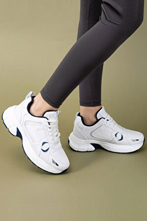 Kadın Yüksek Taban Günlük Sneakers Spor Ayakkabı 4010-101-0001