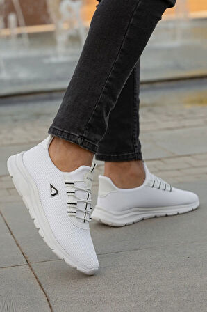 Erkek Sneaker Casual Rahat Bağcıksız Fileli Spor Ayakkabı 2003-101-0002