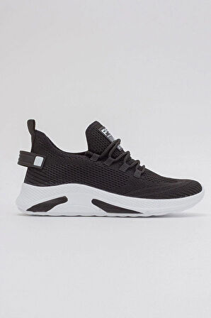 Erkek Sneaker Casual Rahat Bağcıklı Fileli Triko Spor Ayakkabı 2003-101-0003