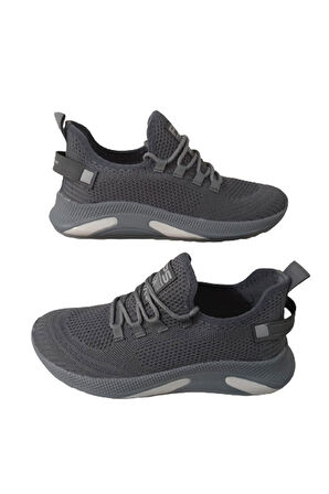 Kadın Sneaker Casual Rahat Bağcıklı Fileli Triko Spor Ayakkabı 1021-101-0014