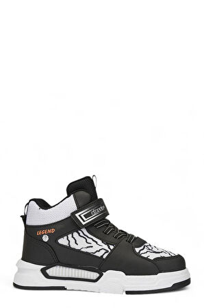 Çocuk Ortopedik Boğazlı Cırtlı  Sneaker Günlük  Spor Ayakkabı 4010-101-0005