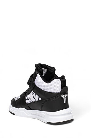 Çocuk Ortopedik Boğazlı Cırtlı  Sneaker Günlük  Spor Ayakkabı 4010-101-0005