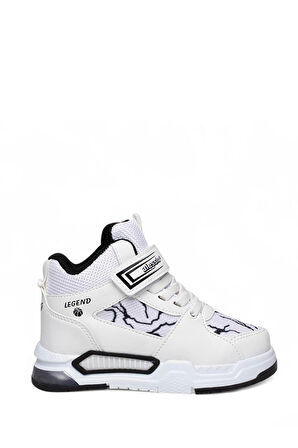 Çocuk Ortopedik Boğazlı Cırtlı  Sneaker Günlük  Spor Ayakkabı 4010-101-0005