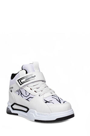 Çocuk Ortopedik Boğazlı Cırtlı  Sneaker Günlük  Spor Ayakkabı 4010-101-0005
