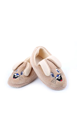 Çocuk  Peluş İçi Tüylü Yumuşak Rahat Kaydırmaz Panduf Ev Ayakkabısı Kreş Ayakkabısı  Unisex Kız Erkek 1031-124-0003