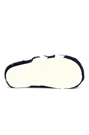 Kadın Desenli Peluş Yumuşak Hafif Ses Yapmayan Kaymaz Taban Çeyiz Bohça Kışlık Ev Terliği 1021-127-0004