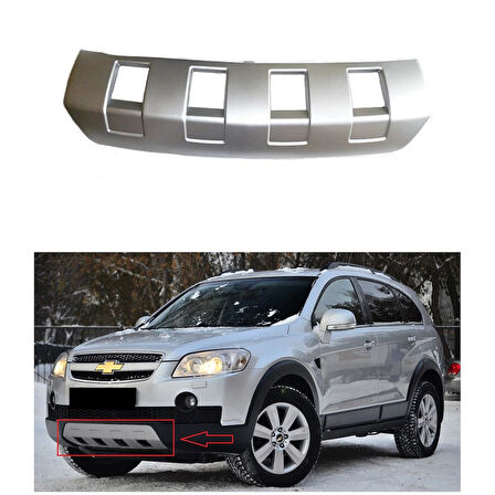 Chevrolet Captiva C100 Ön Tampon Alt Kaplaması Gri İthal 96623458