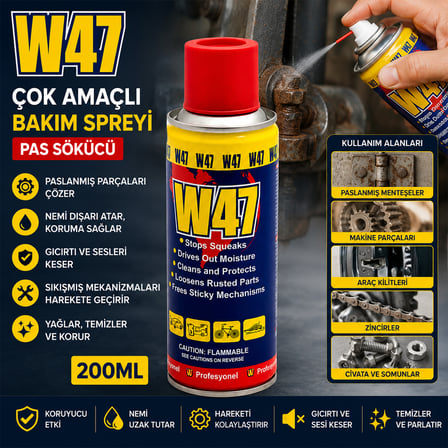 Çok Amaçlı Bakım Spreyi - Pas Sökücü