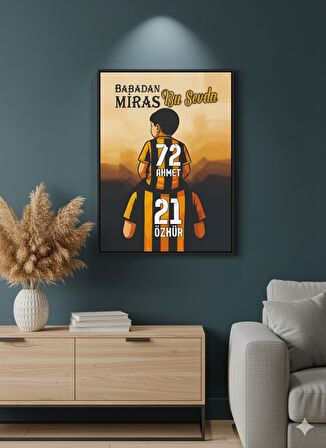 “Babadan Miras Bu Sevda" Kanvas Tablo | 50x70 cm