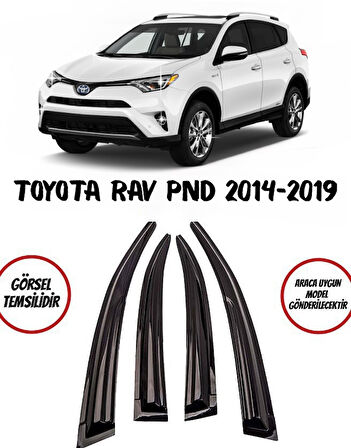 Toyota Rav4 Pnd Cam Rüzgarlığı 4lü 2014-2019 Arası