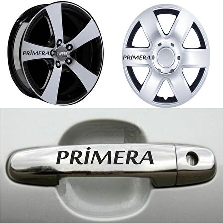 Primera Kapı Kolu Jant Sticker (10 Adet) Etiket Yapıştırma Z144