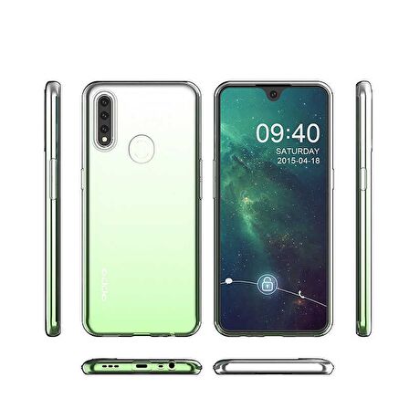Gpack Oppo A31 Kılıf Süper Silikon Yumuşak Arka Koruma