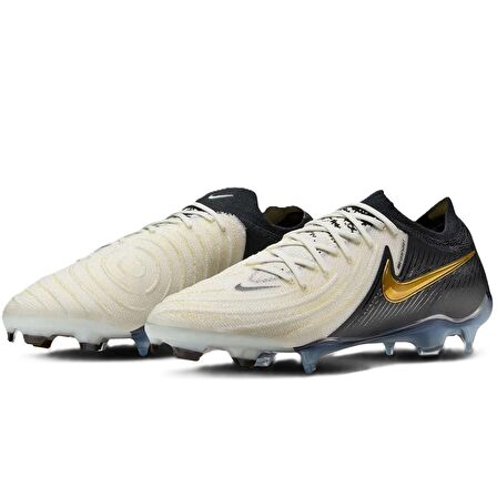 Nike Phantom GX II Elite FG Mens Football Shoes Cream Profesyonel Erkek Krampon Krem 