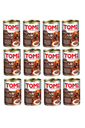Tomi Karışık Etli Gravy Soslu Köpek Konservesi 400 Gr. X 12 Adet