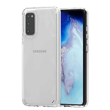 Gpack Samsung Galaxy S20 Kılıf Coss Şeffaf Sert Kapak