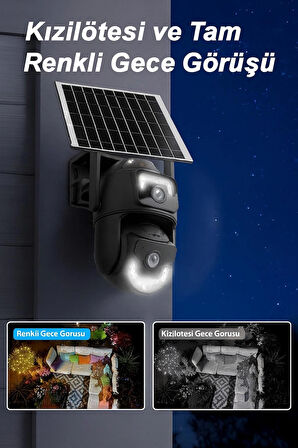 Wifi Solar Kablosuz Güvenlik Kamerası